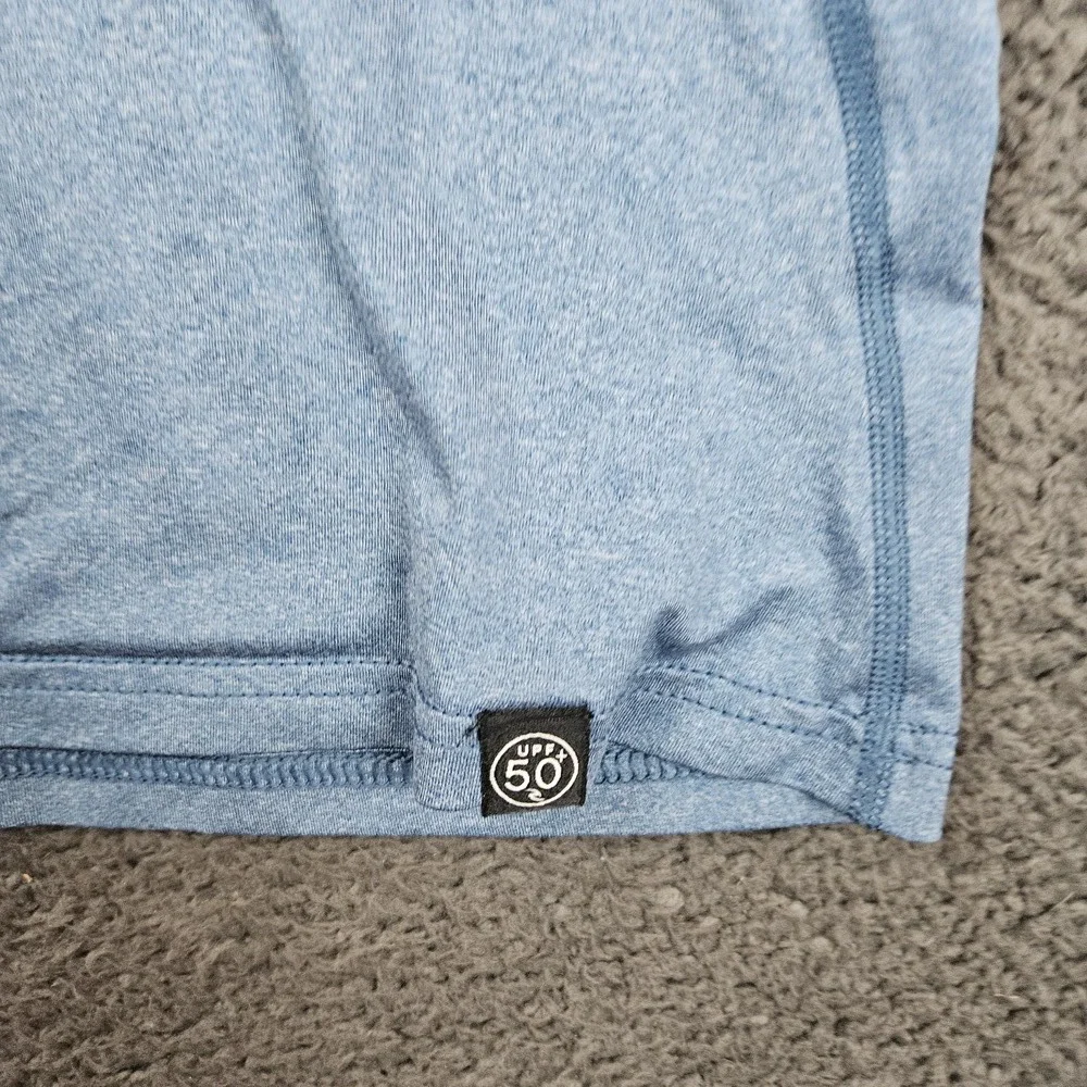 Rip Curl Rash Guard Kids XXL Blue Long Sleeve‎ Crew Neck Surf UV-Protective